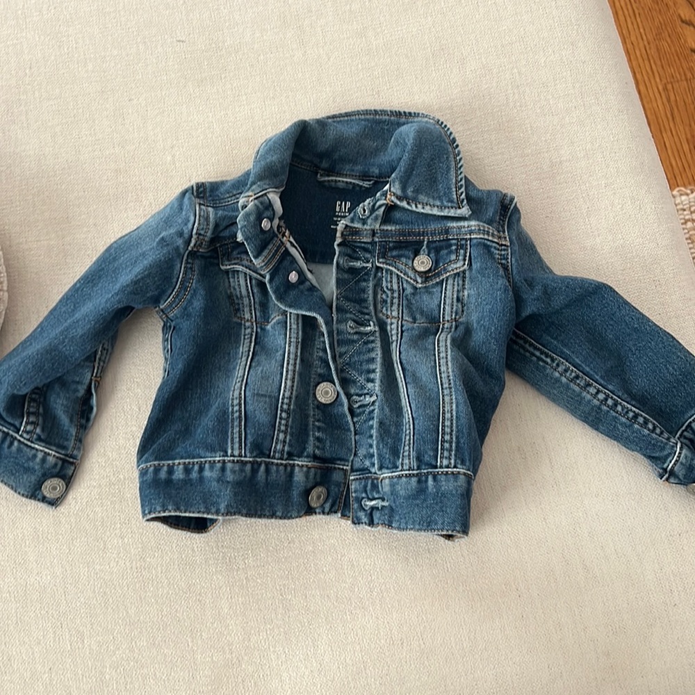 Denim jean jacket 12-18 months